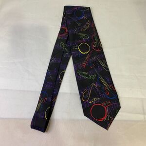 #6647 Ralph Marlin Muscians Band Instruments Mens Necktie, Tie